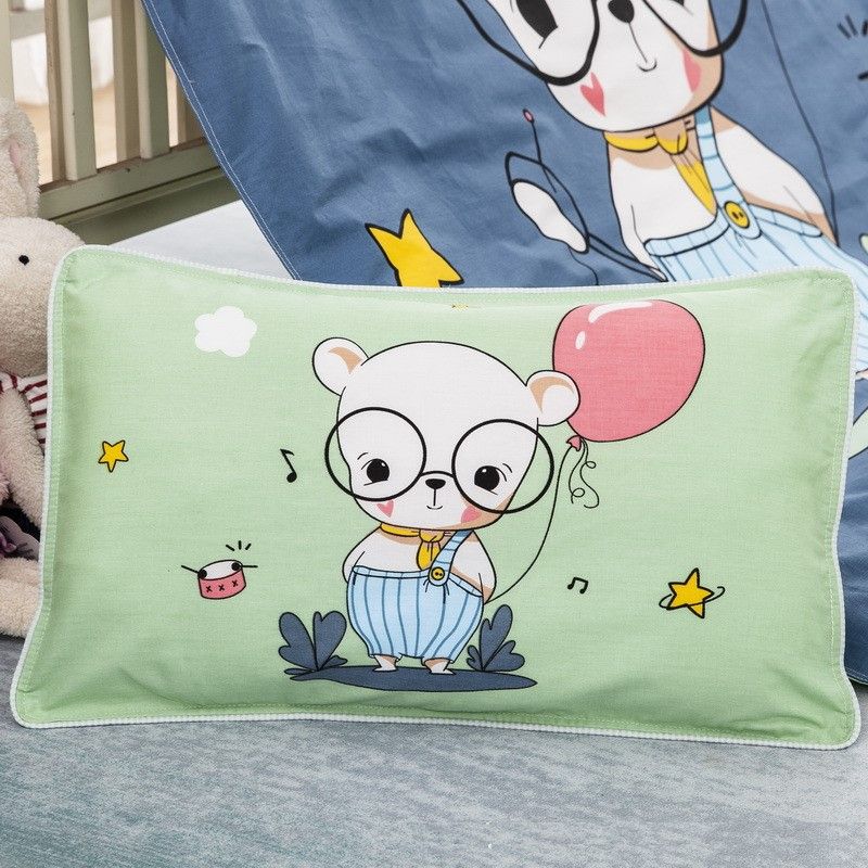 Vỏ Gối Trẻ Em Cotton Hoạt Hình Dễ Thương 30x50cm