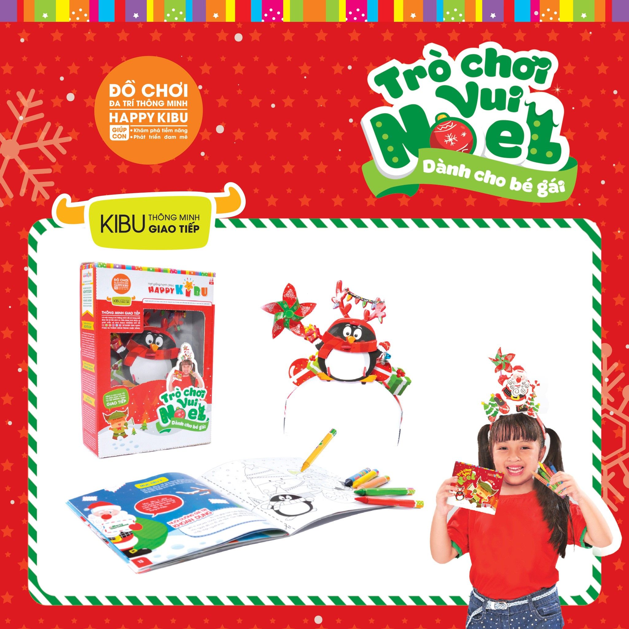 Trò chơi vui Noel dành cho Bé gái - Cánh cụt hợp tác