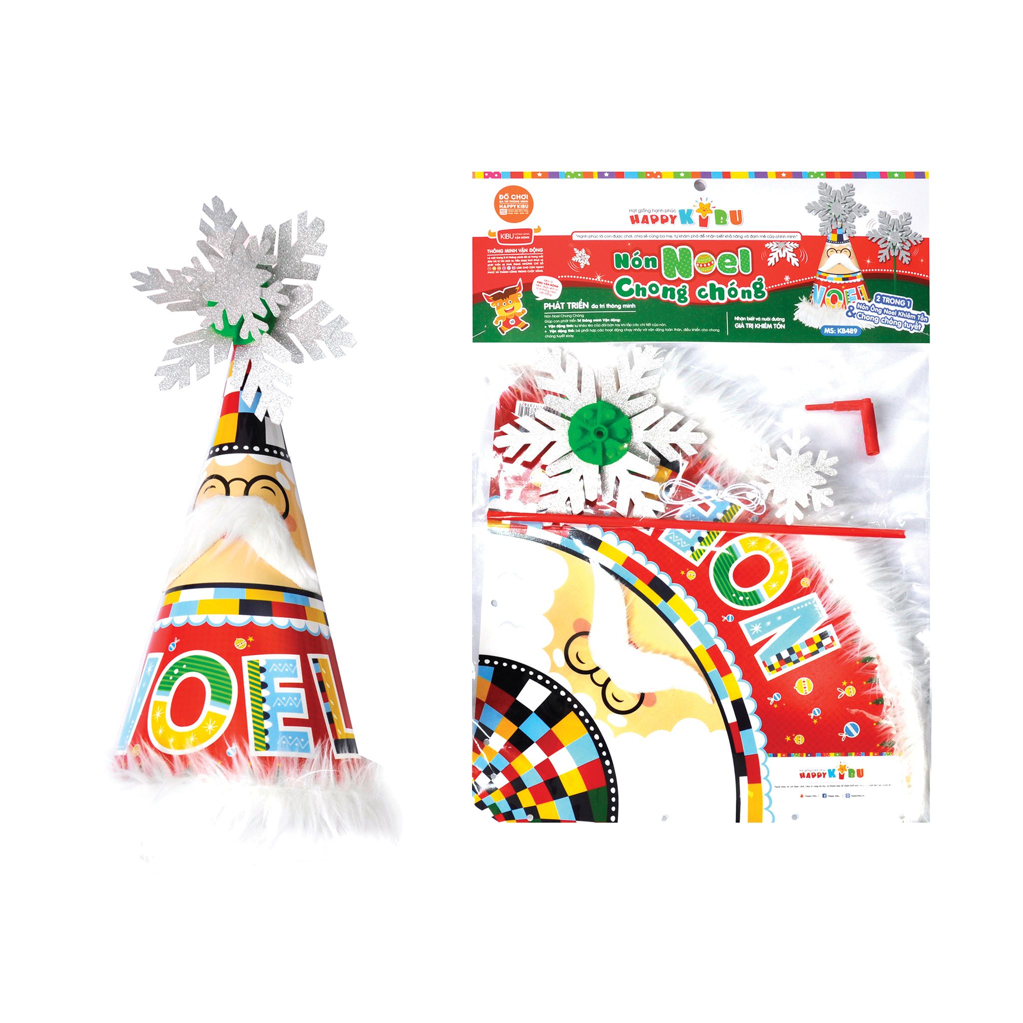 Nón Noel chong chóng- Ông Noel Khiêm Tốn