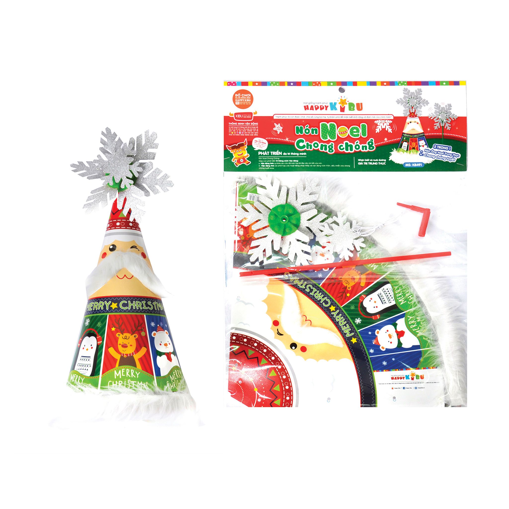 Nón Noel chong chóng - Ông Noel Trung Thực