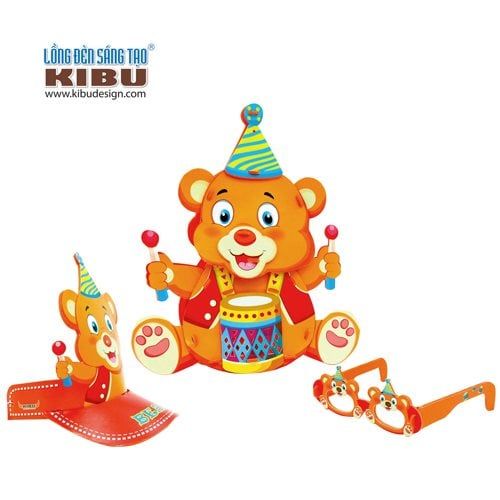 Lồng đèn gấu đánh trống