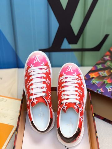 Sneaker LV* nữ Monogram loang màu đẹp SIÊU CẤP