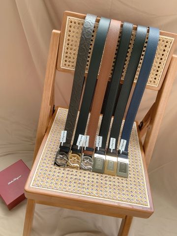 Belt nam SALVATORE* mặt vuông dây da bò đẹp lịch lãm cao cấp