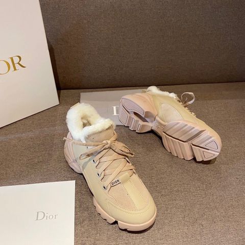 Sneaker Dior* nữ viền lông đẹp cao cấp mẫu mới 35-41