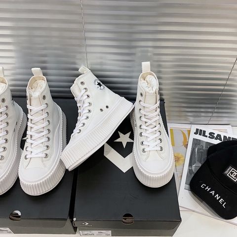 Giày thể thao nữ cao cổ converse chất vải kiểu đẹp cao cấp mẫu mới 35-40