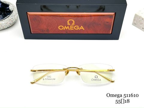 Gọng kinh omega* nam nữ titan siêu bền mạ vàng 18k VIP 1:1