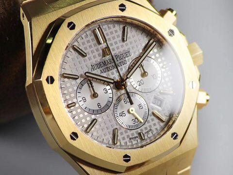 Đồng hồ nam Audemars Piguet dây kim loại mạ vàng case 41mm 