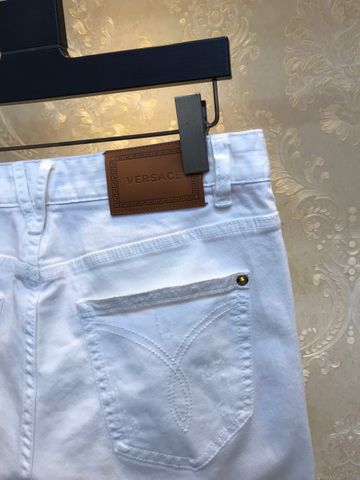 Quần jeans nam VERSACE trắng