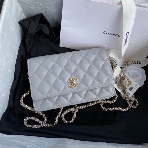 Túi xách nữ CHANEL* da cừu 19cm SIÊU CẤP