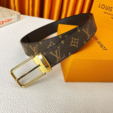 Belt nam LV* dây hoạ tiết Monogram