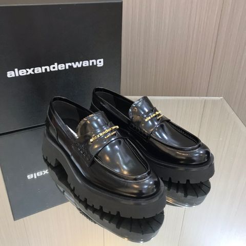 Giày nữ Alexander* Wang* SIÊU CẤP da bóng mờ đế cao 5cm