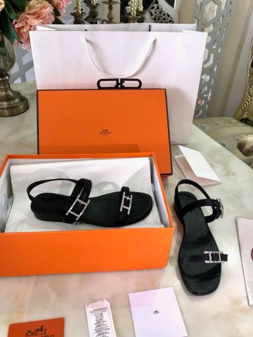 Sandal nữ Hermes* khóa logo đính đá đẹp sang VIP 1:1 chất lượng hàng đầu