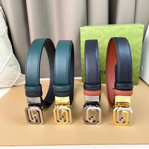 Belt GUCCI* nam nữ da bò cao cấp bản nhỏ 3.0cm