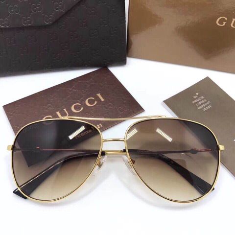 Kính gucci nam nữ gọng ong vàng 2017