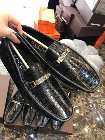 Hàng về giày lười gucci vân kỳ nhông đẹp cho nam