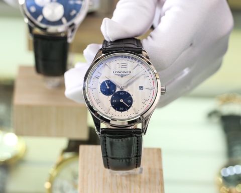 Đồng hồ nam LONGINES 4 kim case 40mm dây kim loại