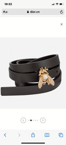 Belt nữ GUCCI* mặt ong vàng dây da bản 1,5cm