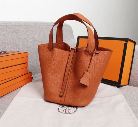 Túi xách nữ Hermes* da bò mềm đẹp nhiều màu 18cn