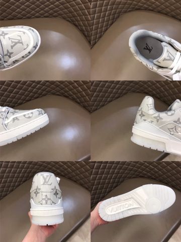 Sneaker LV* nam hoạ tiết Monogram trắng đẹp SIÊU CẤP