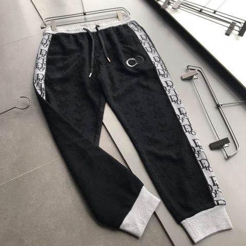 Quần jogger nam dior sườn phối hoạ tiết chất vải dập nổi hoạ tiết đẹp cao cấp