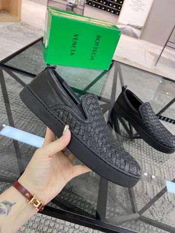 Giày slip on nam Bottega* Veneta* da bò đan chất mềm đẹp SIÊU CẤP