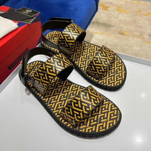 Sandal nam VERSACE* các mẫu da bò in hoạ tiết có nhiều hoa văn hoạ tiết độc lạ cao cấp