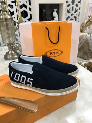 Giày slip on nam tods da lộn đẹp cao cấp