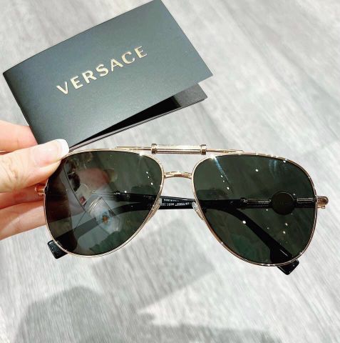 Kính nam VERSACE* mẫu mới gọng nẹp logo dáng mắt cực đẹp