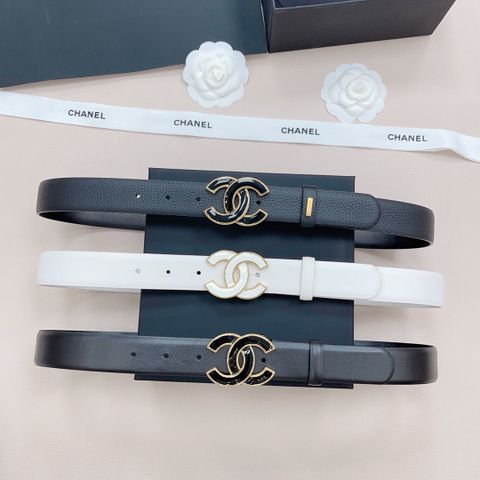 Belt nữ chanel* bản 3.0cm da bê mềm đẹp cao cấp