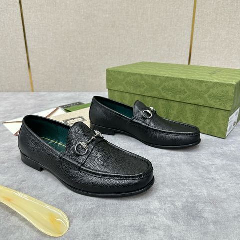 Giày nam Loafer GUCCI* da bò mềm xịn đẹp VIP 1:1