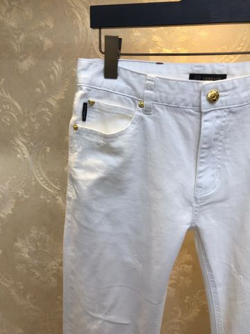 Quần jeans nam VERSACE trắng