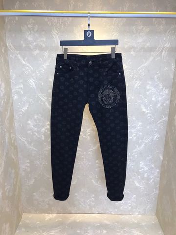 Quần jeans nam versace in hoạ tiết logo đẹp độc cao cấp