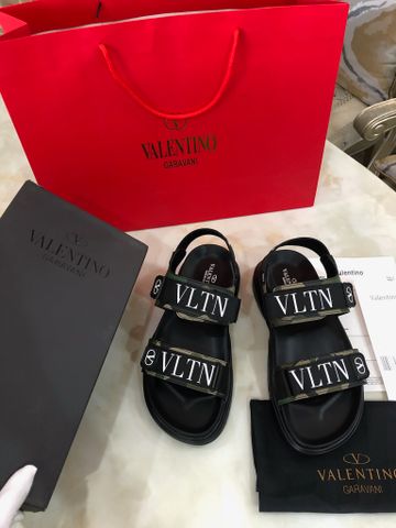 Sandal nam VALENTINO* quai hoạ tiết rằn ri in chữ đẹp cao cấp