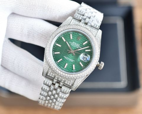 Đồng hồ nam rolex* dây kim loại nạm full kim SIÊU CẤP