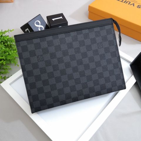 Clutch LV nam nữ hoạ tiết  Monogram size 27cm đẹp