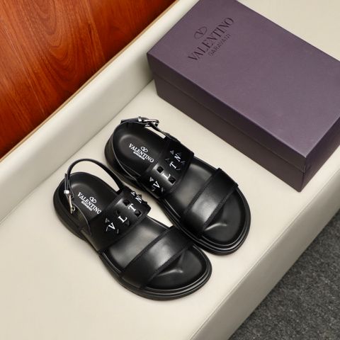 Sandal nam VALENTINO* quai da bò tán đinh đẹp cao cấp