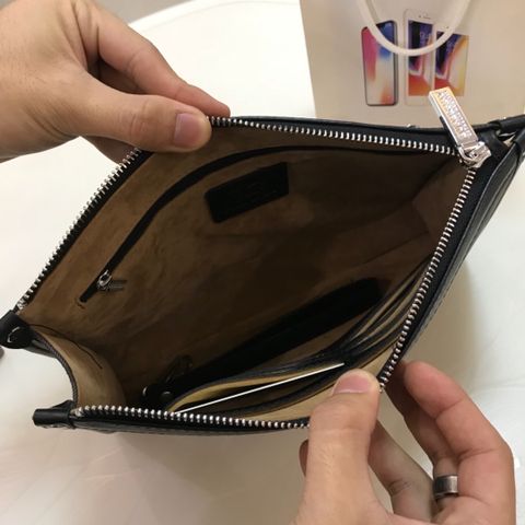 Clutch BURBERRY nam nữ kẻ đẹp 28cm