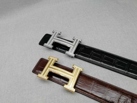 Belt nam HERMES dây cá sấu đẹp sang lịch lãm bản 3,8cm