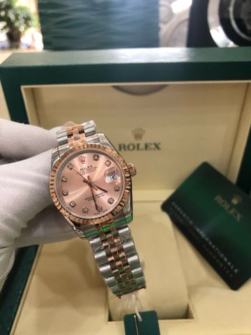 Đồng hồ nữ rolex* dây kim loại case 31mm VIP 1:1