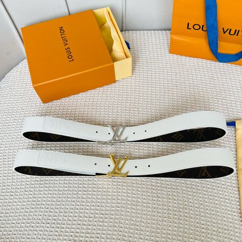 Belt nữ LV* bản 3.0cm dây hoạ tiết Monogram