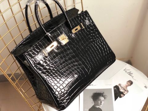 Túi HERMES birkin vân cá sấu đẹp sang size 30cm SUPER FULL BOX