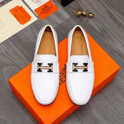 Giày lười Hermes* da bò mềm