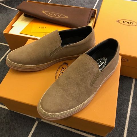 Giày slip on nam tods da lộn đẹp chuẩn SIÊU CẤP