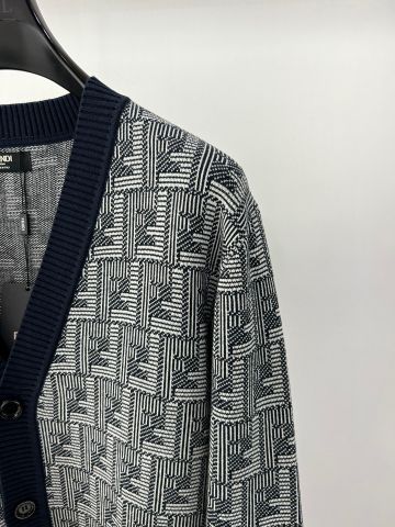 Áo cardigan len nam FENDI* hoạ tiết Logo đẹp VIP 1:1