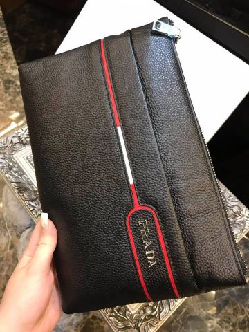 Clutch nam prada da bò togo mềm đẹp