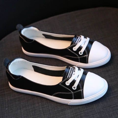 Giày slip on nữ da mềm đẹp đi rất thích lượng mua cực lớn