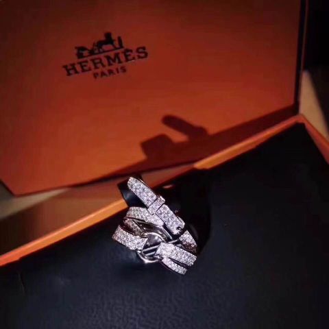 Nhẫn hermes bạc ý 925 cao cấp sz 678