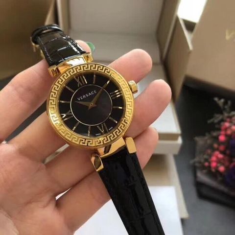 Đồng hồ nữ versace dây da case 38mm