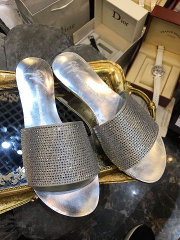 Dép nữ giuseppe zanotti tráng bạc đính đá quá đẹp độc