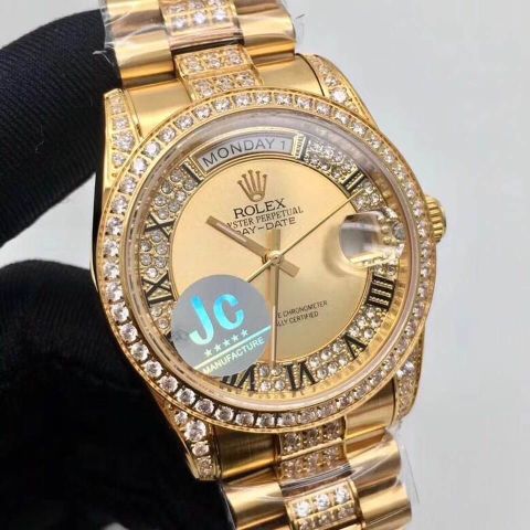 Đồng hồ nam rolex siêu cấp mặt nạm kim mạ vàng đẹp sang trọng cho doanh nhân